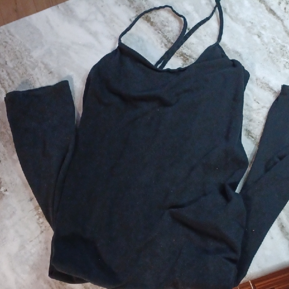 Balera Black Cotton Jumpsuit